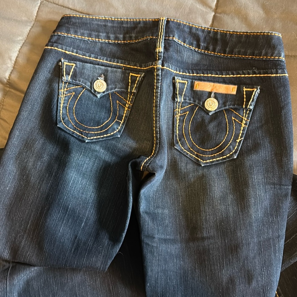 True Religion Jeans with accent stitchinging